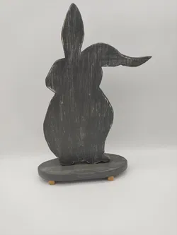 Holz-Osterhasen Schabby Chic - Bild 2