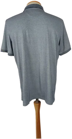 Bugatti Herren Poloshirt Grau Meliert | Zeitloser Regular Fit – Vorschau 2