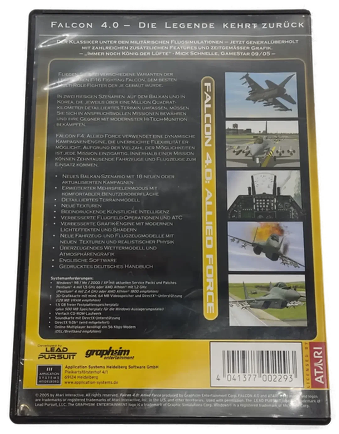 PC Game CD-ROM Falcon 4.0: Allied Force – Bild 2