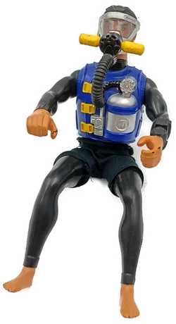 Hasbro Action Man Sub Aqua Scuba Diver Actionfigur von 1998 - Bild 5
