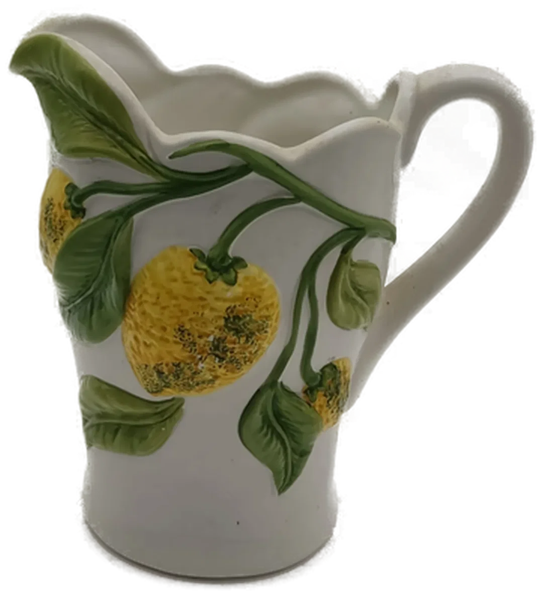 Keramikkanne mit Zitronendekor - Bild 1