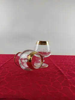 Zwei Kristall  Cognacschwenker  - Bild 2