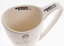 Porzellantasse „Whatever It Takes“ – George Clooney – Self-Portrait – ca. 15 cm –  inkl. OVP - Bild 3