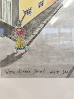 Josef Rosenberger 2001, historische Ortsansicht, gerahmt – Vorschau 4