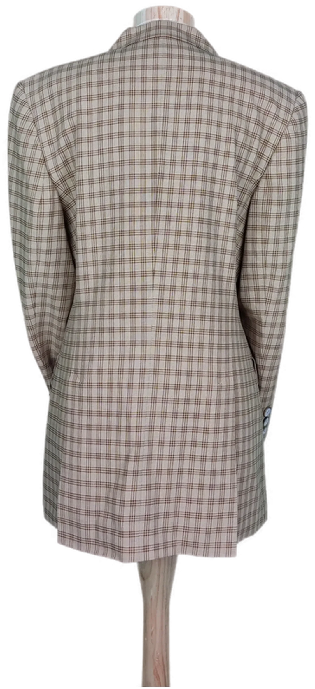 Dinomoda Damen Blazer braun kariert - S/36 – Bild 2