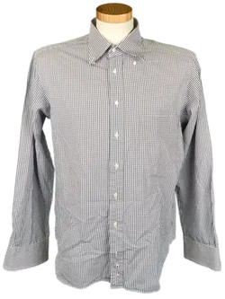 McNeal Herrenhemd blau/weiß Gr. 40