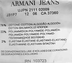 Armani Jeans Herrenjeans anthrazit Gr. 36 – Vorschau 4