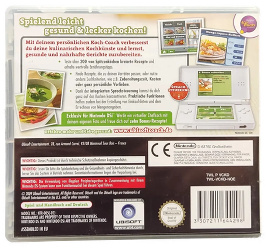 Nintendo DS "Mein Koch-Coach - Gesund & lecker kochen" – Bild 2