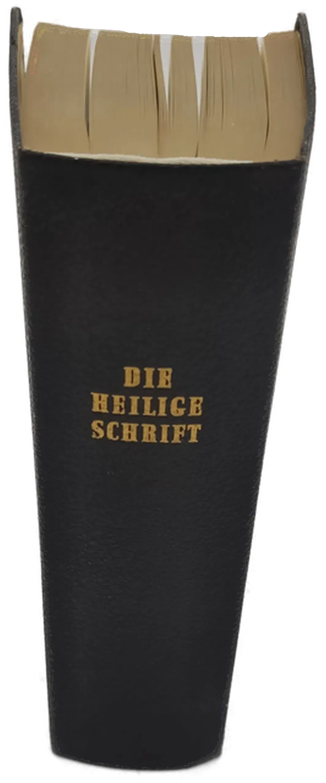 Buch Die Heilige Schrift, Bibel von 1973 schwarz mit Goldrand - Bild 1