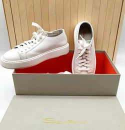 Santiano Sneaker Weiß Leder, Gr. 35 | Wie Neu – Vorschau 1