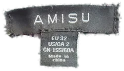AMISU Damenhose gemustert dunkelrot- Gr. 32 - Bild 3