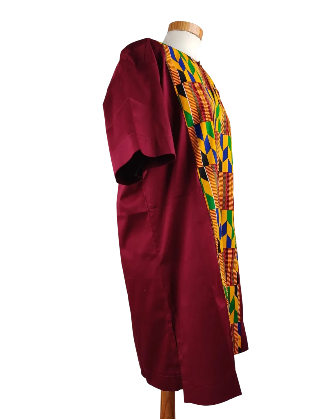 Sor Casual Herren Hemd weinrot/multicolor – Bild 3