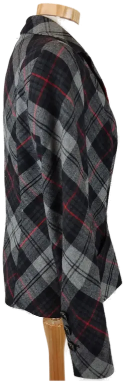 s.Oliver Damenblazer schwarz, grau kariert -38 (M) - Bild 2