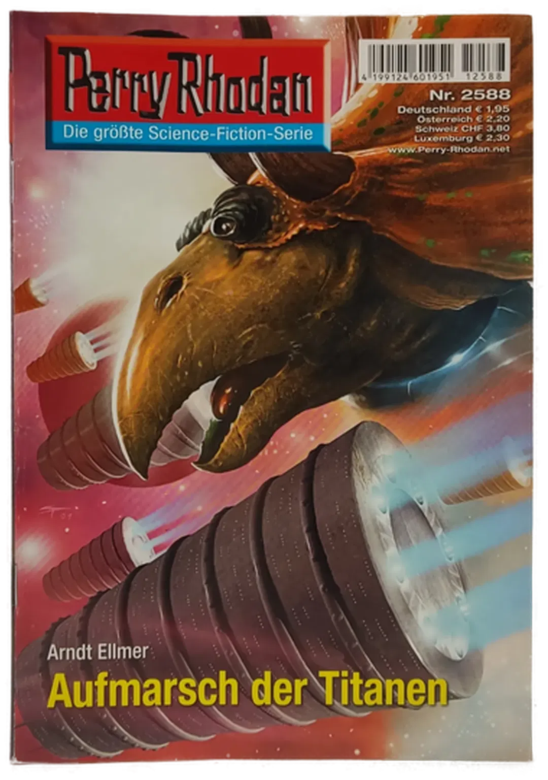 Romanheft Perry Rhodan Aufmarsch der Titanen Erstauflage Nr. 2588 - Bild 1