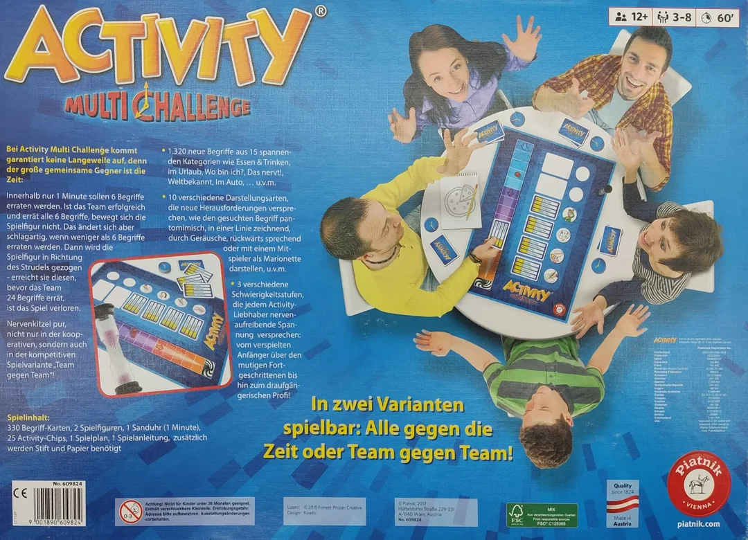 Activity Multi Challenge - Gesellschaftsspiel - Piatnik – Bild 4