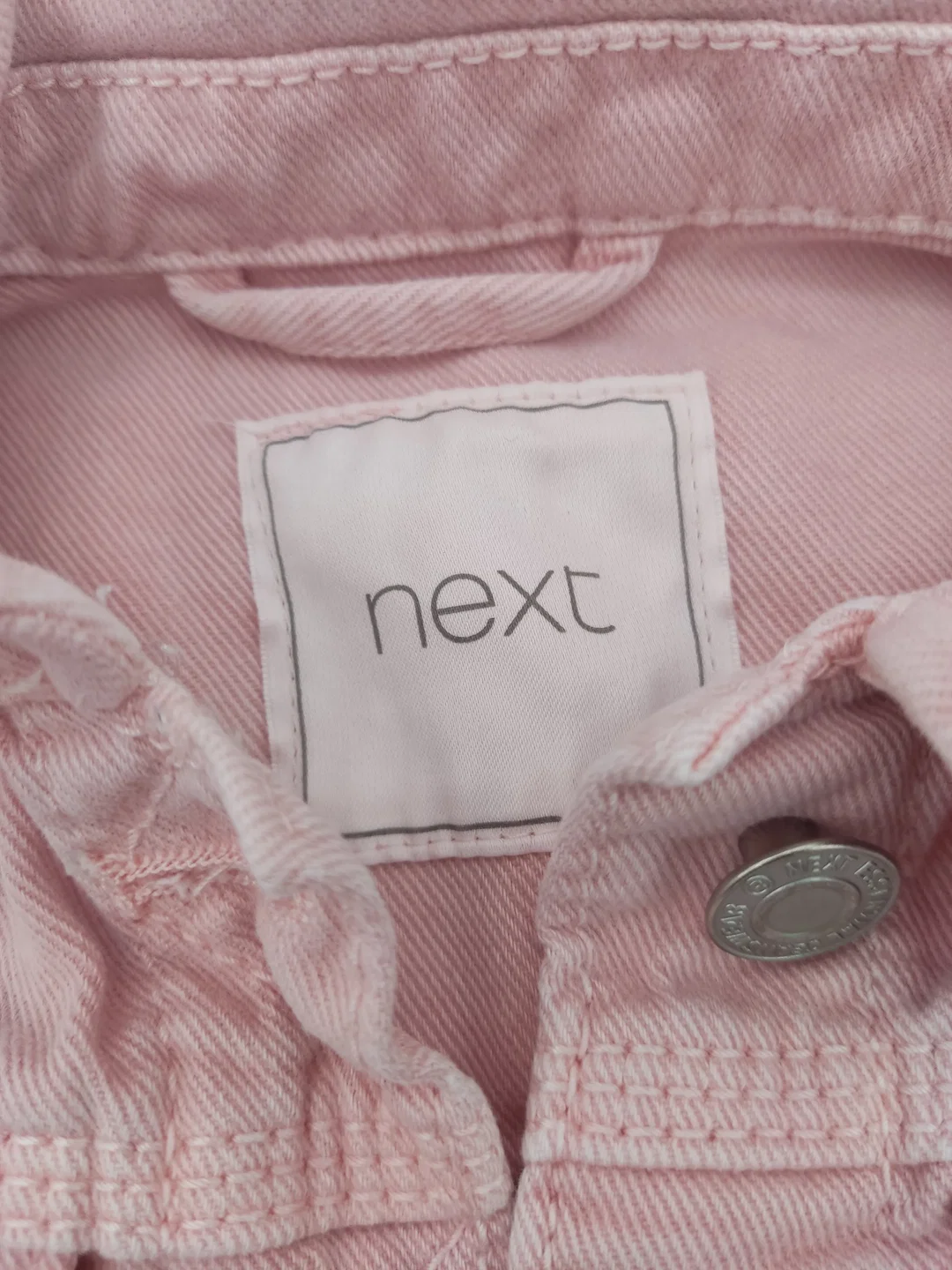 Next Kinder Jeansjacke rosa Gr. 98 cm – Bild 2