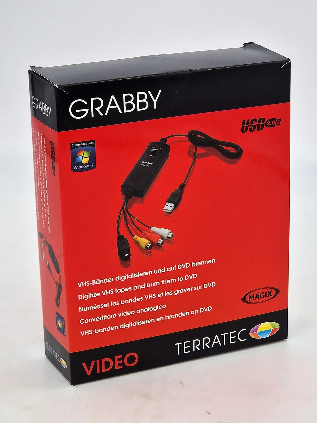 Terratec Video Grabby USB 2.0 - Rev. 2 - Komplettset zur VHS-Digitalisierung mit OVP - Bild 1