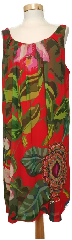 Desigual Damen Kleid rot/bunt Gr. 44 - Bild 1