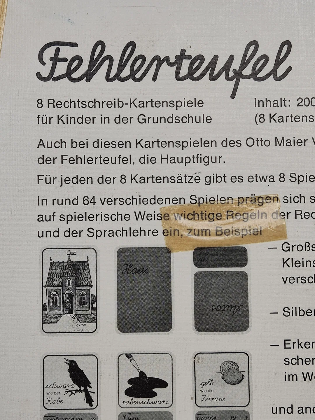 Fehlerteufel. 8 Rechtschreib-Kartenspiele - Gesellschaftsspiele - Ravensburger – Bild 6