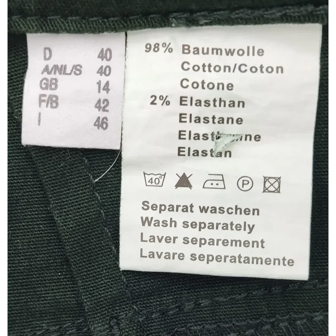 Hammerschmid Damen Trachtenjeans dunkelgrün - Gr. 40 – Bild 7