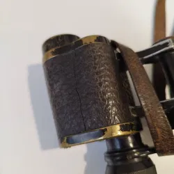 Antiquarisches Fernglas mit Tasche - Bild 5