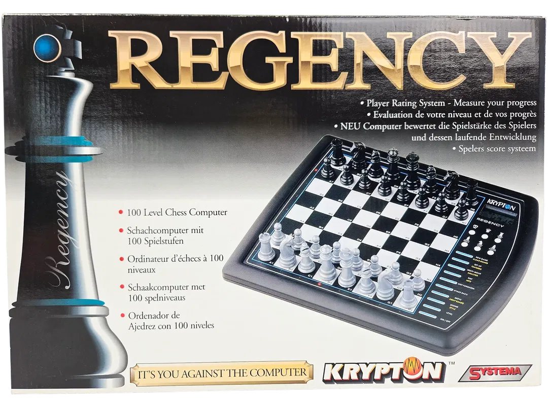 Regency Schachcomputer -  Vintage Gesellschaftsspiel - Krypton - Bild 1