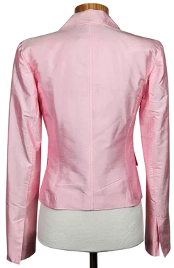 AMRANY Fashion Damen Seidenblazer, rose - Gr. S - Bild 4