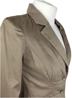 Vero Moda Damen Blazer Gr.36 Baumwolle | Zeitloser Casual-Charme - Bild 3