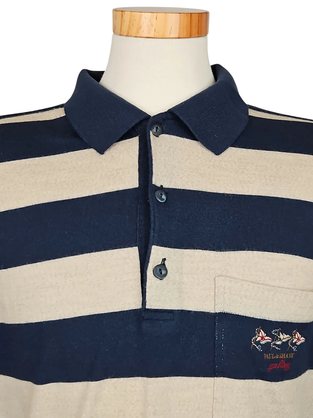 PAUL & SHARK Yachting Herren Wollpullover, marine/grau - Gr. XL  – Bild 4