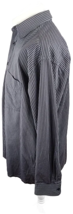 TCM Herrenhemd XL Grau Gestreift | Casual-Klassiker – Vorschau 2