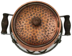 Fondue Set aus Kupfer - vintage  - Bild 2