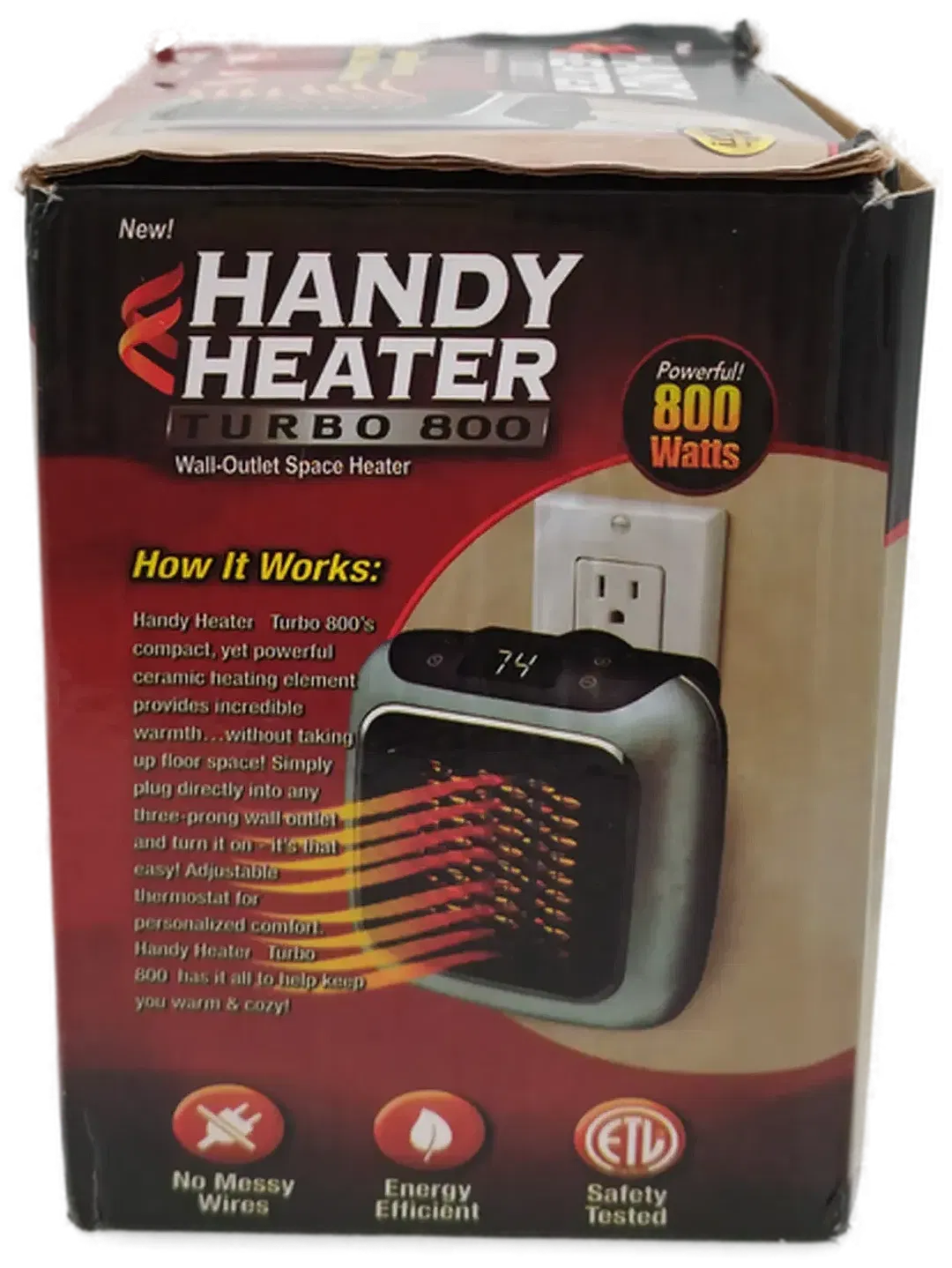 Wandheizer, Turbo 800 Watt  - Bild 3