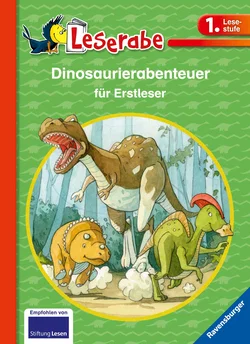 Leserabe Sonderausgaben - Dinosaurierabenteuer für Erstleser - Claudia Ondracek,Martin Klein - Bild 1