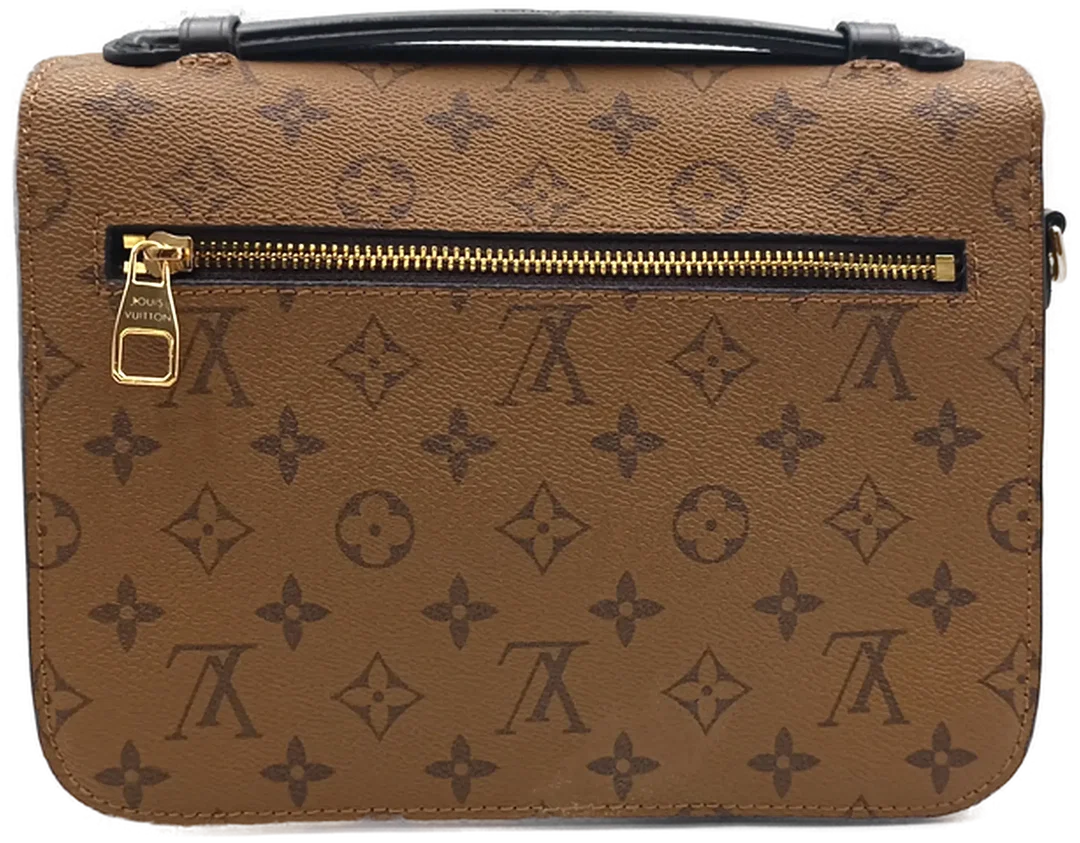 Luis Vuitton Metis Monogram Reverse Pochettee Umhängetasche braun  – Bild 2