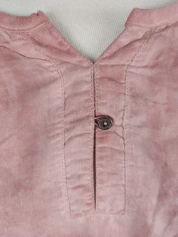 T-Shirt "Charles Vögele", langarm mit Rundhalsausschnitt, altrosa meliert, Größe XL – Vorschau 2