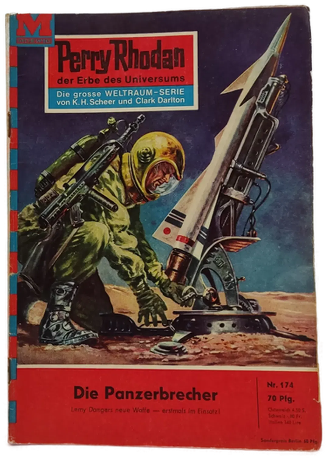 Romanheft Perry Rhodan Die Panzerbrecher Erstauflage Nr.174 - Bild 1