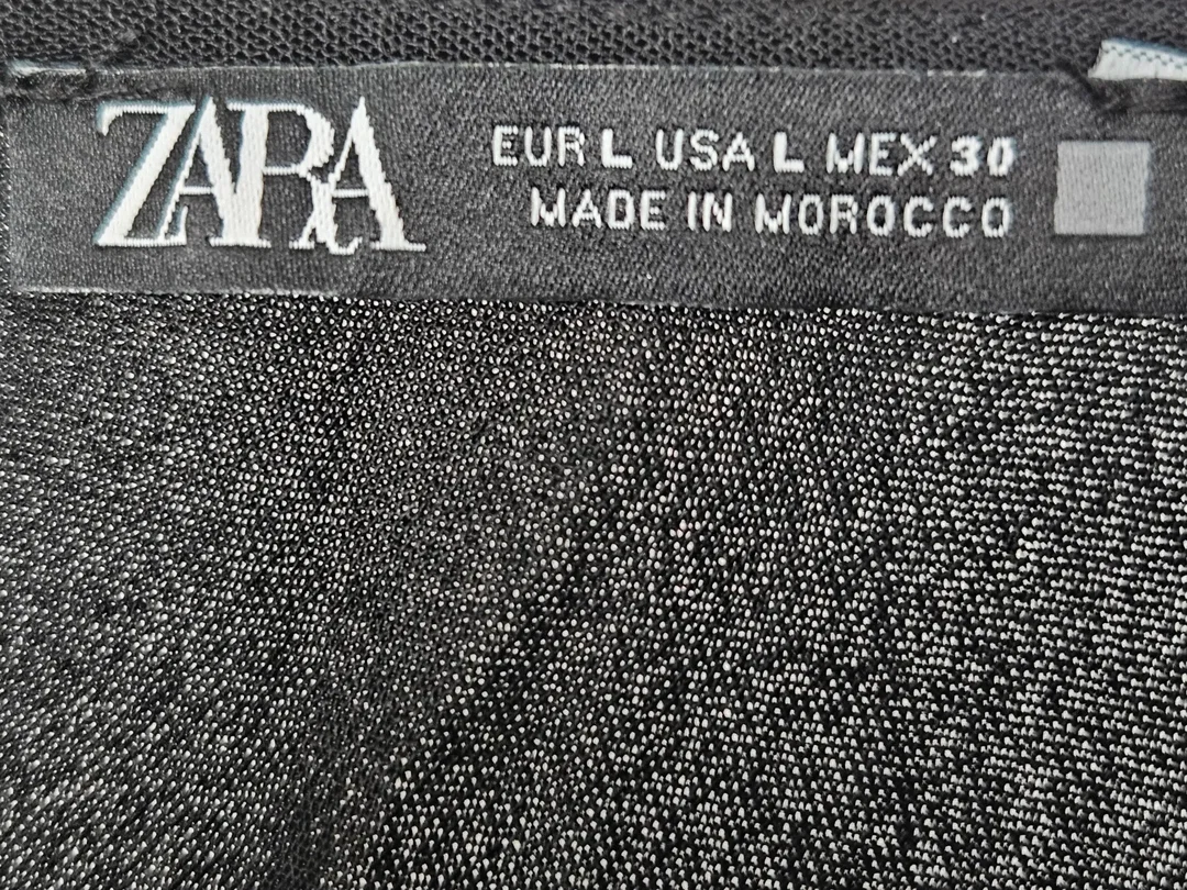 ZARA Damen Maxikleid, schwarz - Gr. L – Bild 5