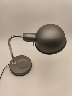 flexible Tischlampe, Metall grau - Bild 2