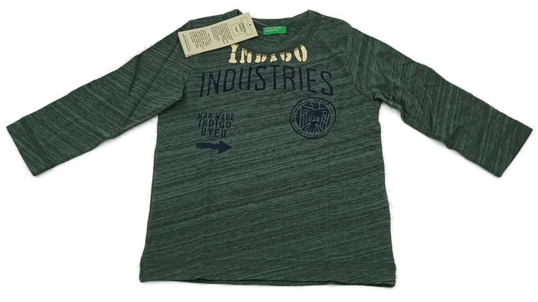 United Colors of Benetton Kindershirt grün Gr. 1Y - Bild 4