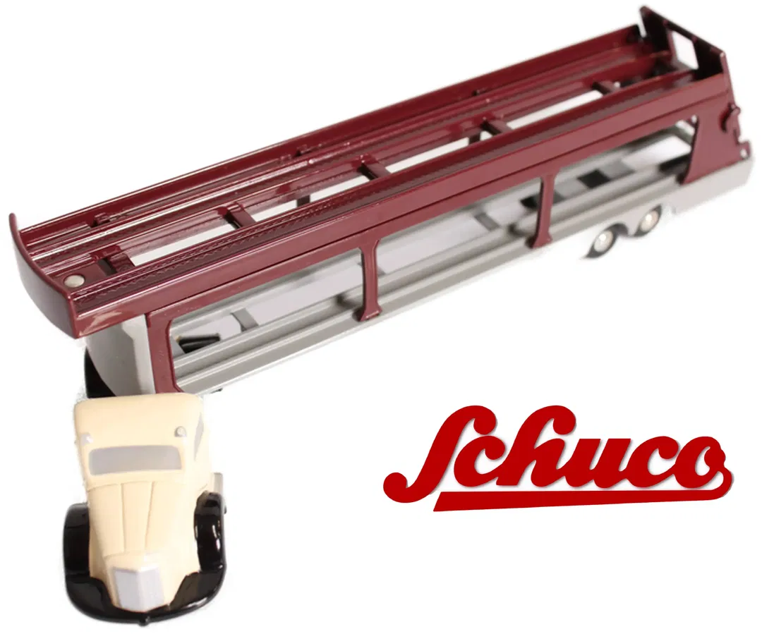 Schuco Piccolo Mercedes-Benz L 6600 Autotransporter • OVP • neuwertig • Sammlermodell - Bild 1