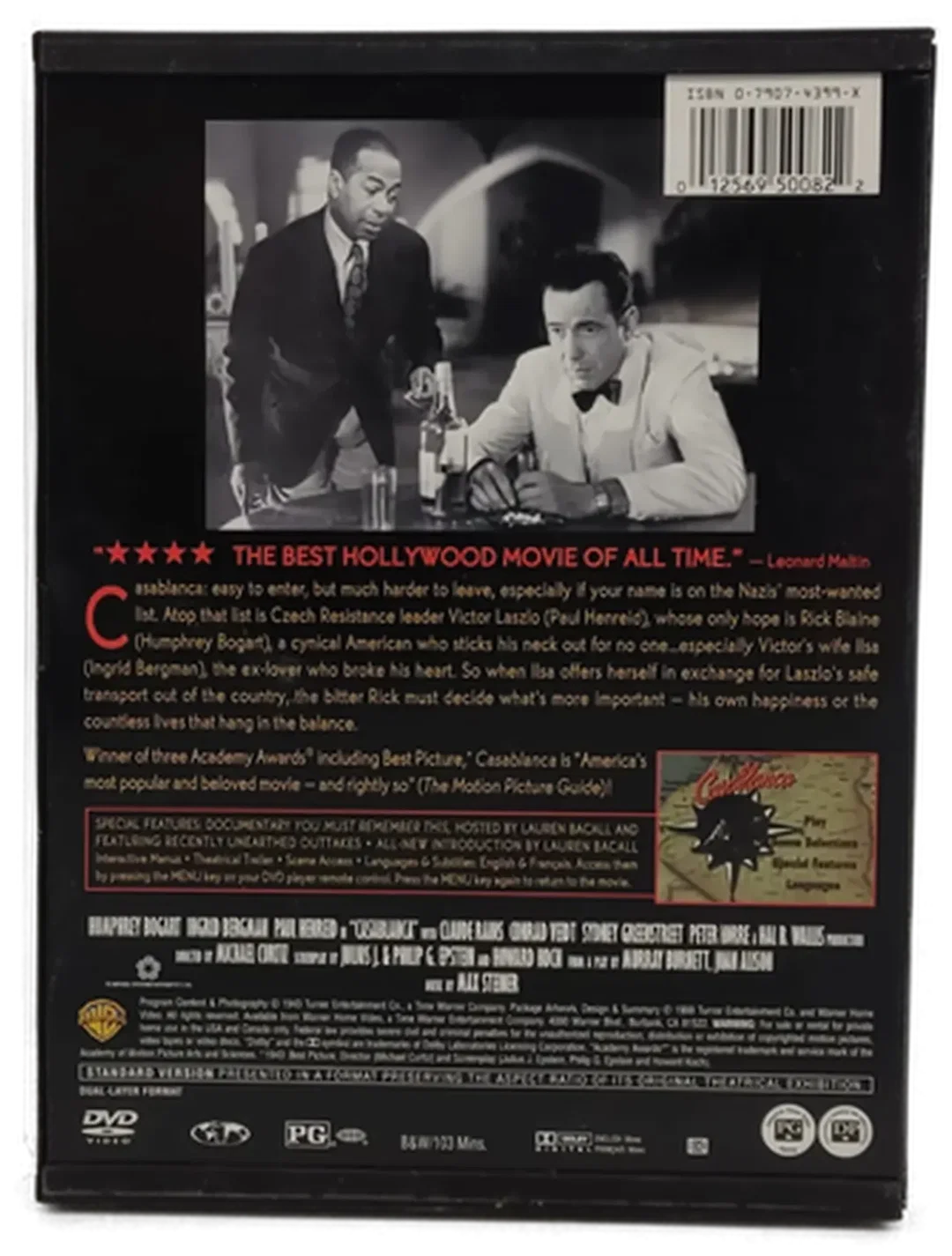 DVD "Casablanca" mit Humphrey Bogart , Ingrid Bergman und Paul Henreid – Bild 2