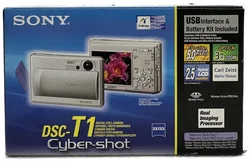 Sony Cyber-shot DSC-T1 Digitalkamera mit original Unterwassergehäuse und Zubehör - Bild 2