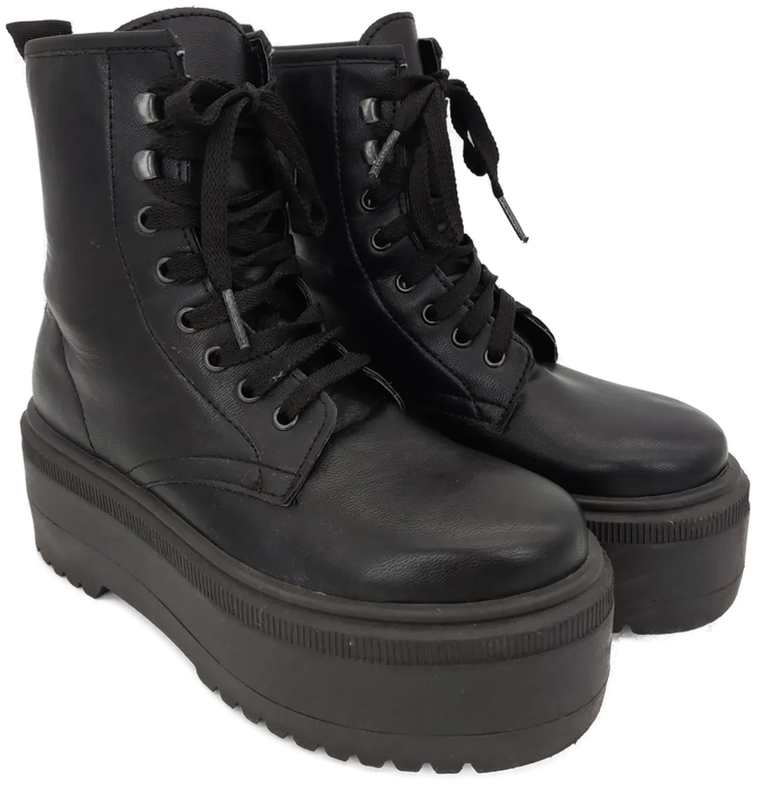 ASOS Damen Plateu-Boots , schwarz - Gr. EU 36 - Bild 4