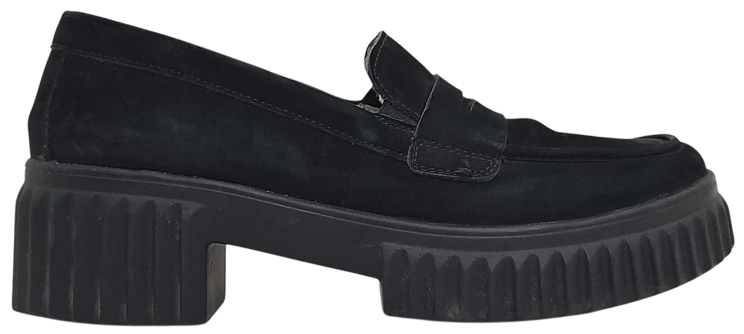 vitaform Damen Veloursleder Schuhe, schwarz - Gr. 39 – Bild 4
