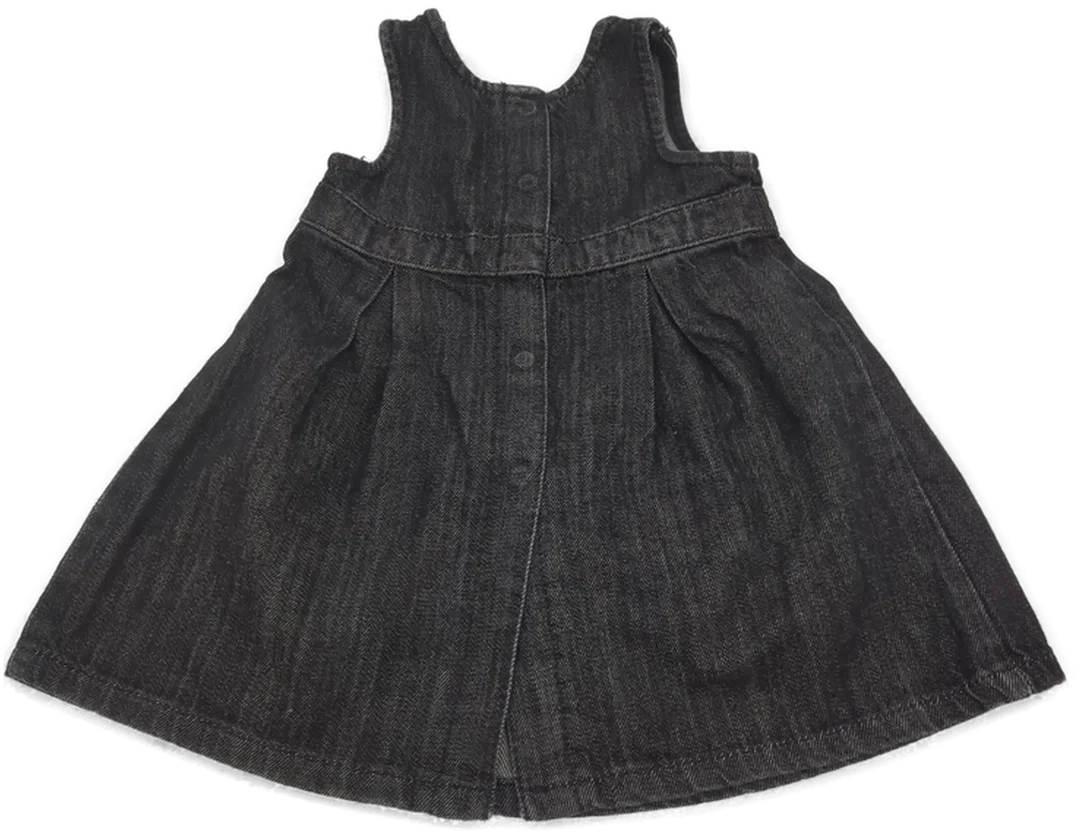 United colors of Benetton Kinder Jeanskleid schwarz Denim  Gr. 68 – Bild 2