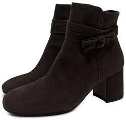 Paul Green Stieflette Echtleder taupe Gr. 38,5