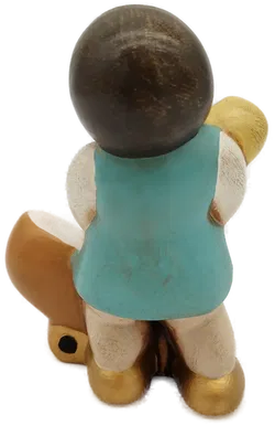 Bozner Thun Skulptur, Mutter mit Kind und Babywagen - ca. 14cm hoch - Bild 3