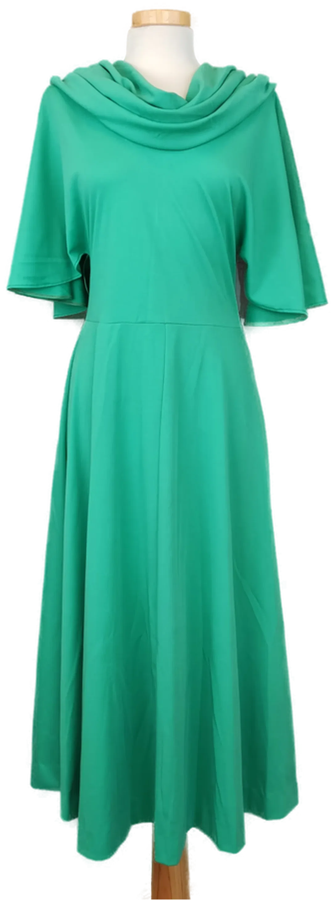 Vintage Midikleid grün - M/38 – Bild 2