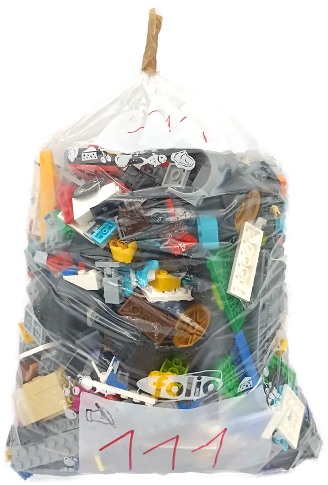 1,5 Kilo Lego Steine gemischt - Bild 4