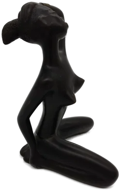 Anzengruber Leopold Kunst-Skulptur African Woman 1950s Austria  - Bild 4